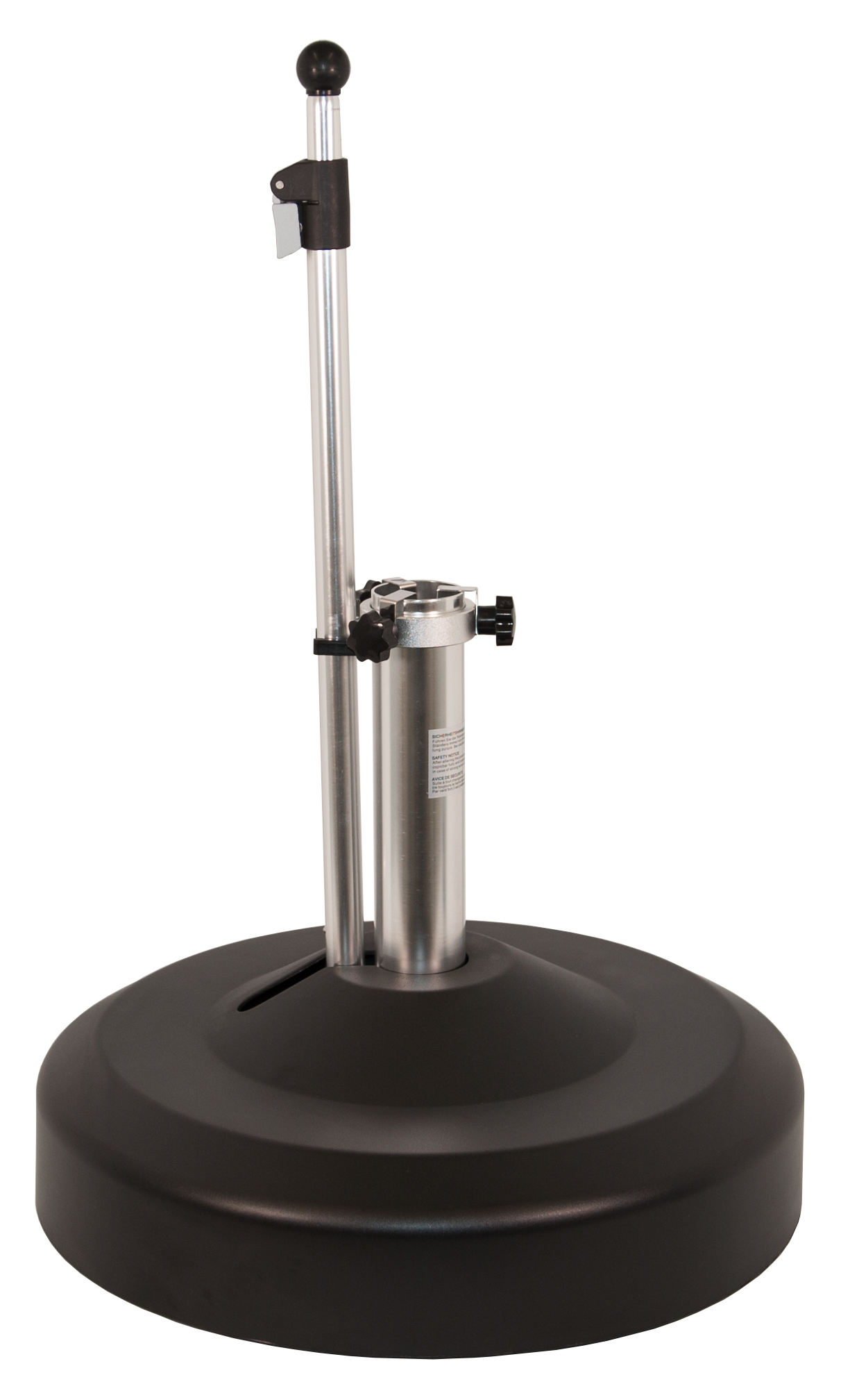 Liro Schirmständer Mini 35 S mit flexibler Klemmung anthrazit Ø 50 cm 35S-50-04