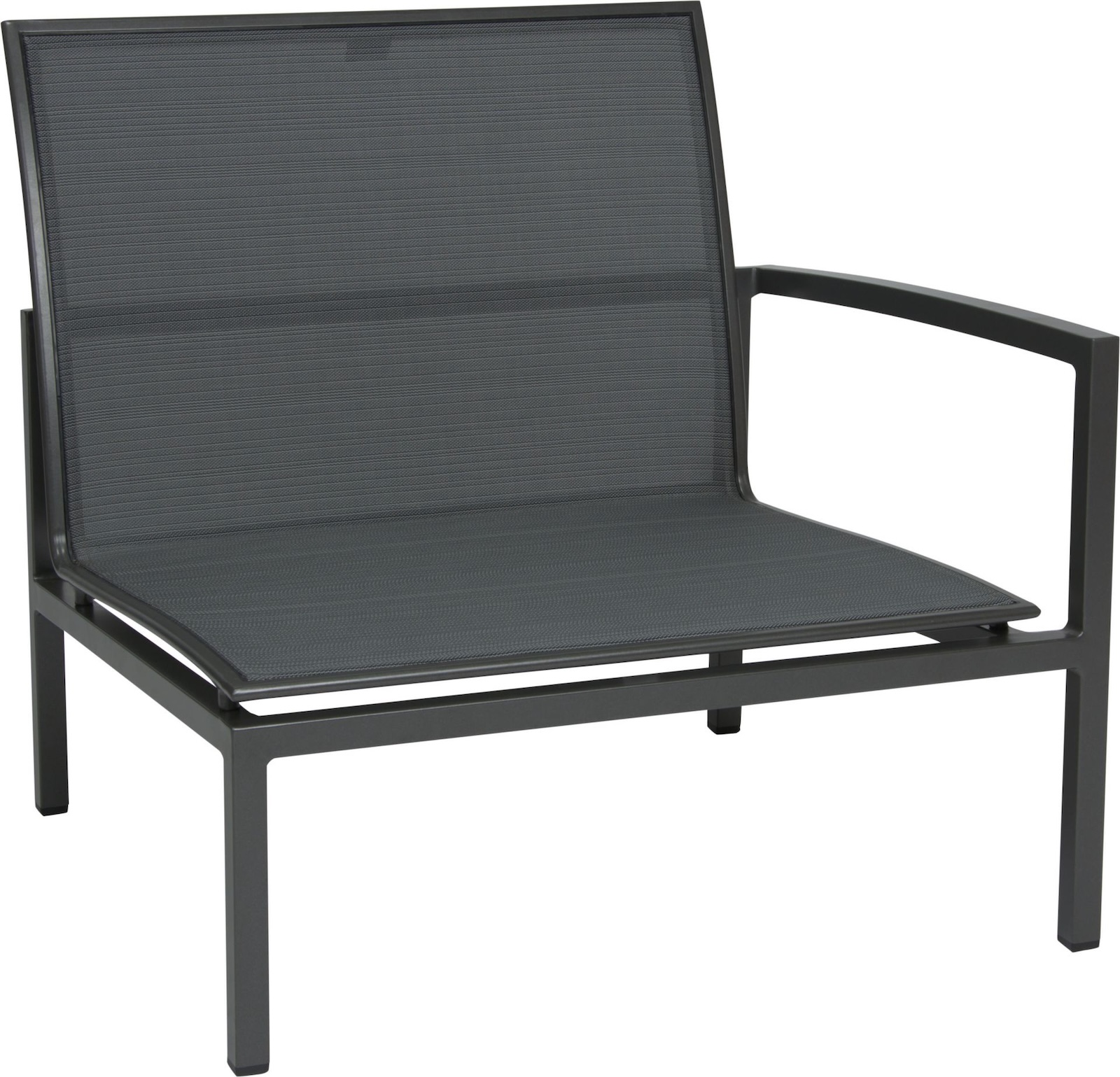 Stern Skelby Lounge-Seitenelement Lounge-Stuhl Gartensessel anthrazit/karbon