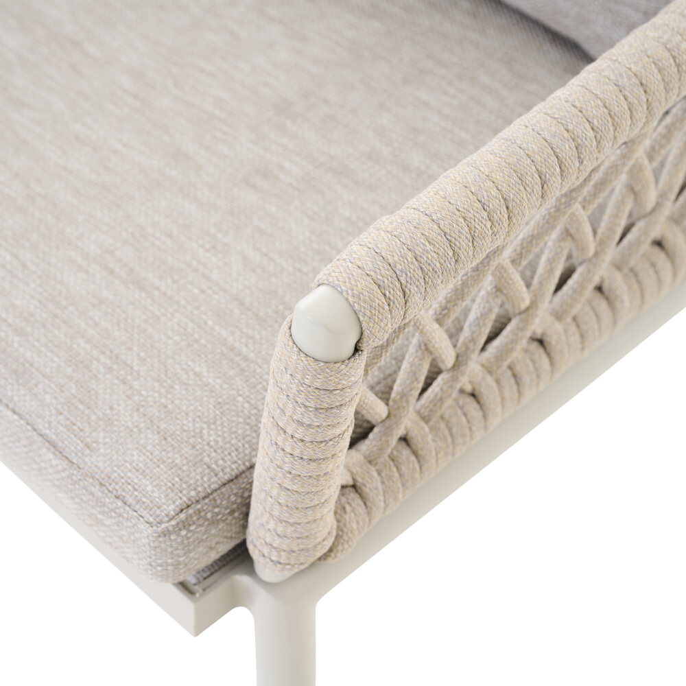 Siena Garden Chester Sessel matt seidengrau/taupe-grau