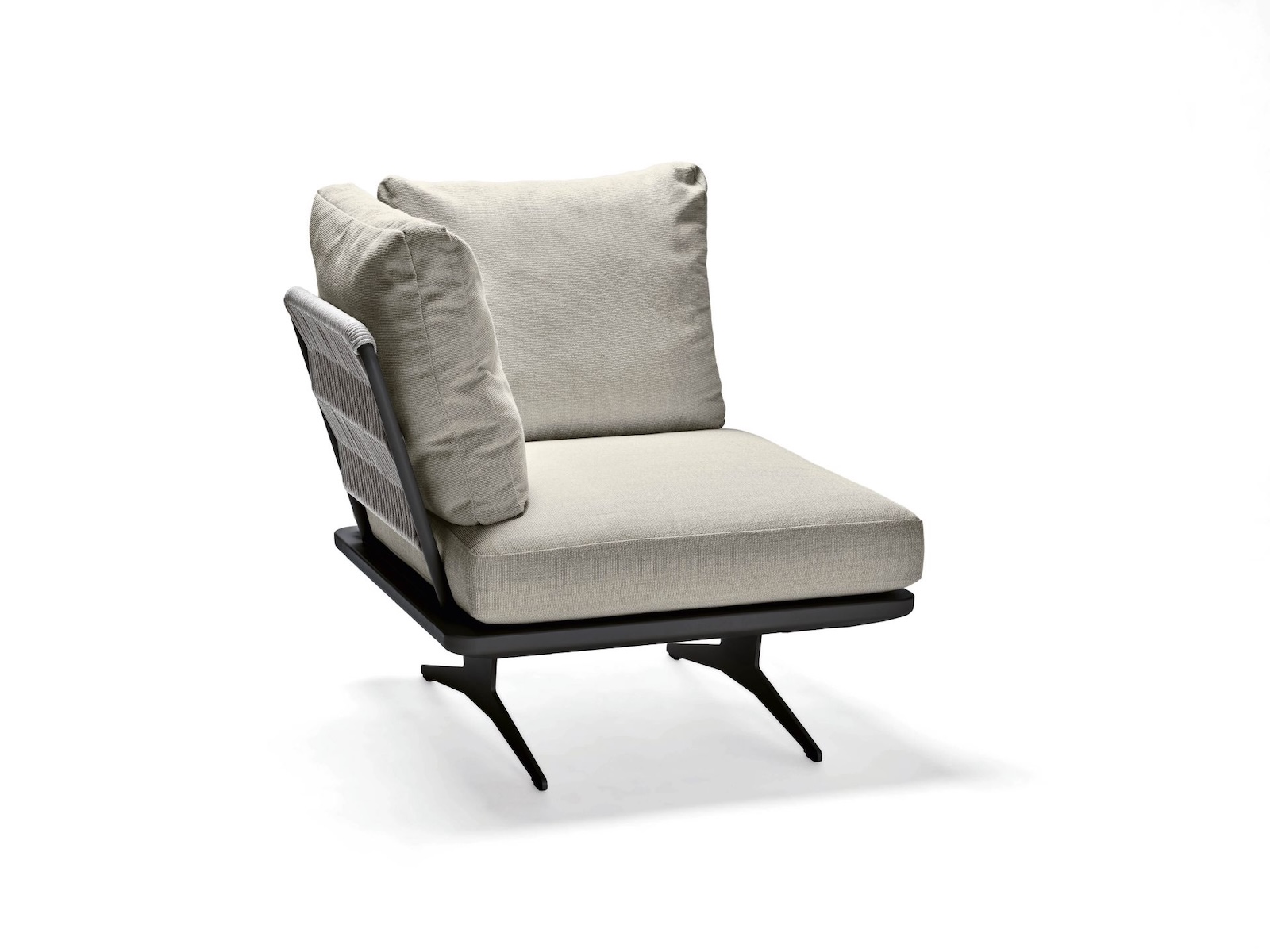 Stern Enya Lounge-Set 7-teilig Macchiato Lounge-Bank Lounge-Tisch Eckmodul Mittelelement Anstecktische