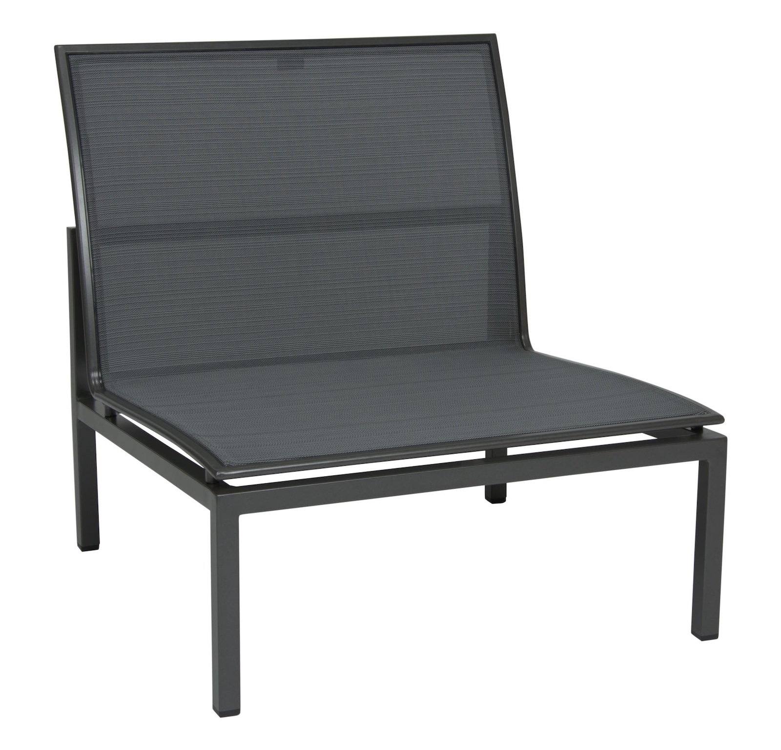 Stern Skelby Lounge-Mittelelement Lounge-Stuhl Gartensessel anthrazit/karbon