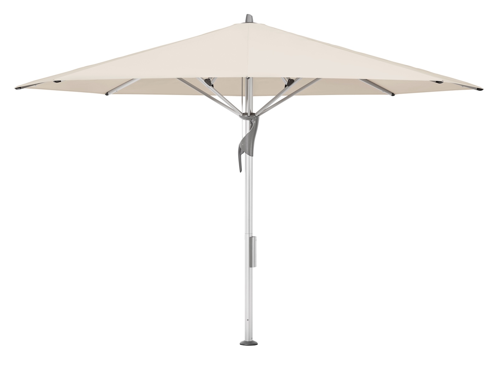 GLATZ Sonnenschirm FORTELLO® rund ø 400 cm Farbe 523 Champagne 100 % Polyacryl inkl. Akku-Pack