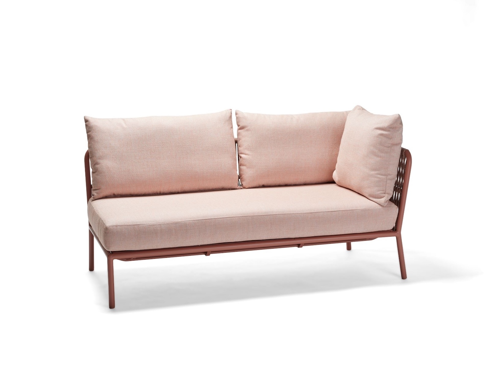 Stern Romy Lounge-Set 4-teilig Lychee/Terra Lounge-Liege Eckelement Tisch