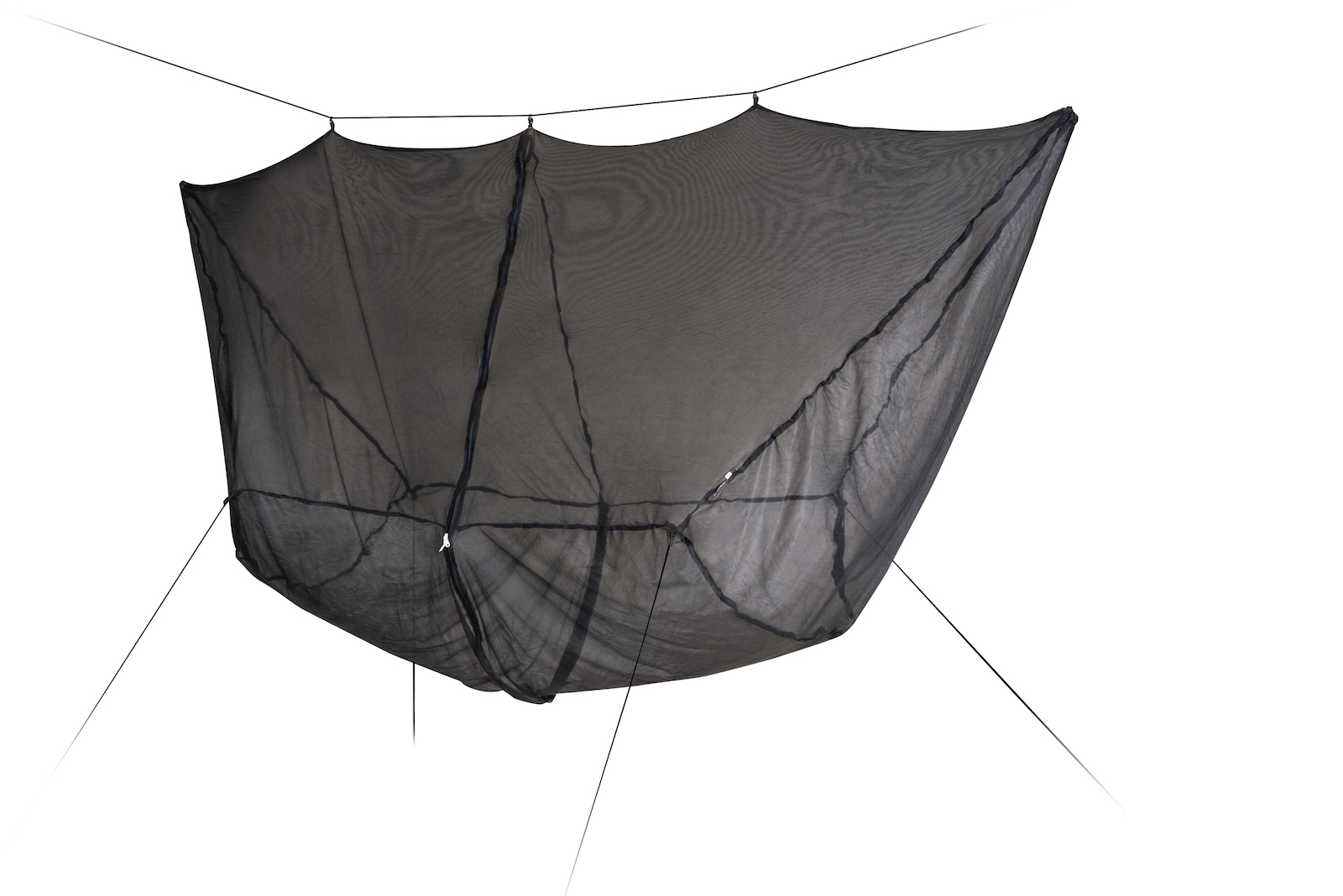 La Siesta BugNet 360° Moskitonetz für Hängematten schwarz 300x100 cm mit Reißverschluss