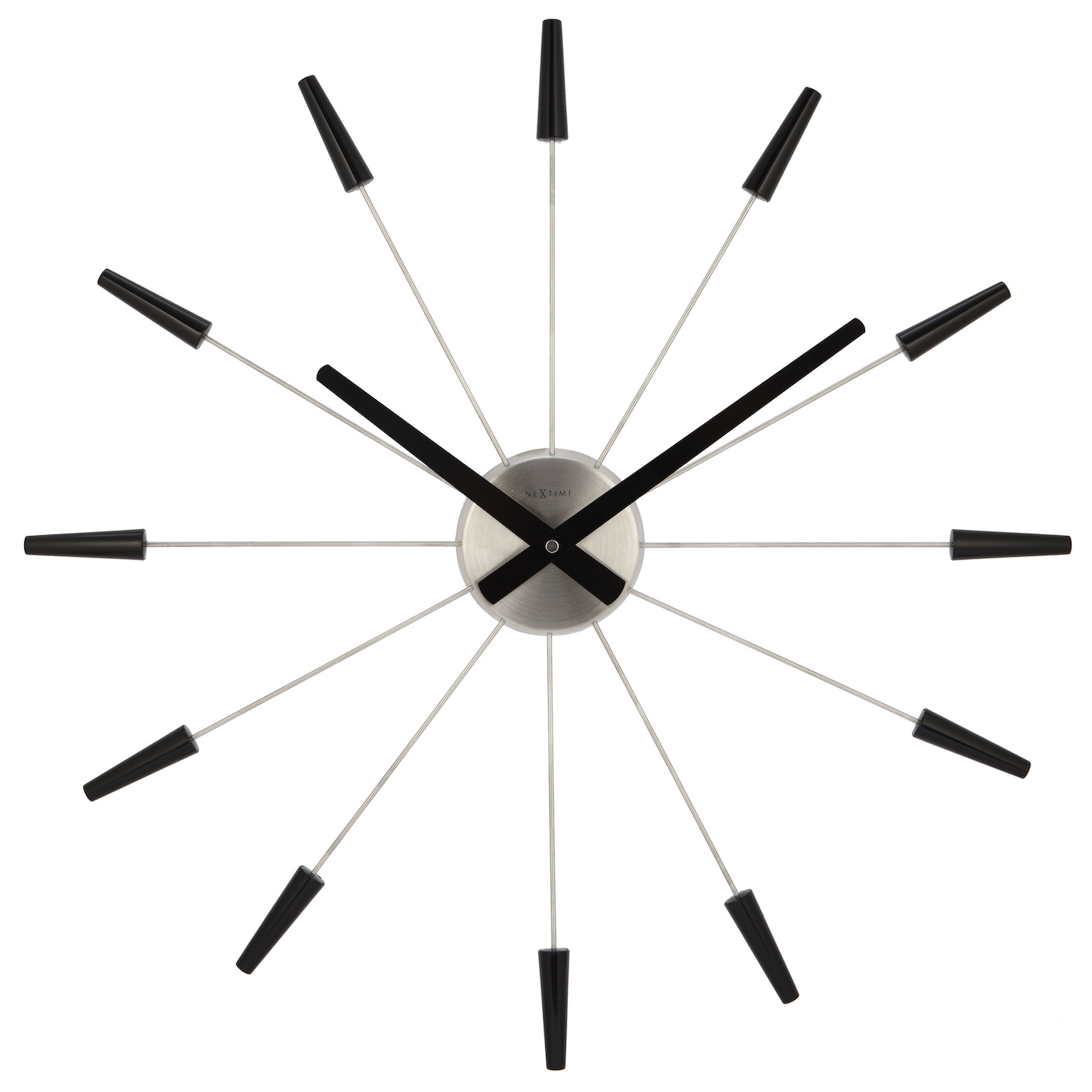 NeXtime Wanduhr 2610ZW Ø 58 cm Innenbereich