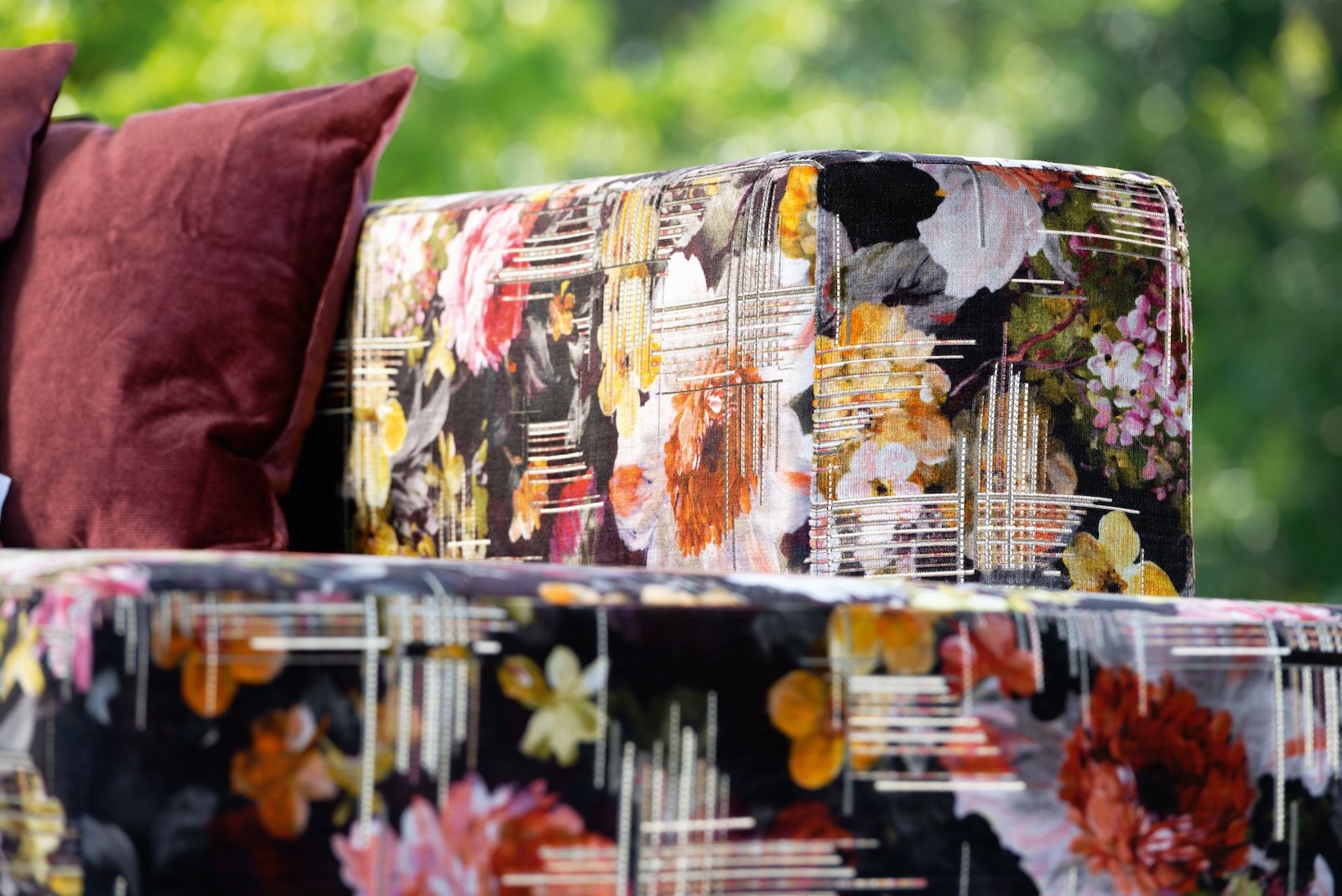 Stern Taavi Lounge-Set Sitzgruppe Garten-Lounge Aluminium schwarz matt Flower