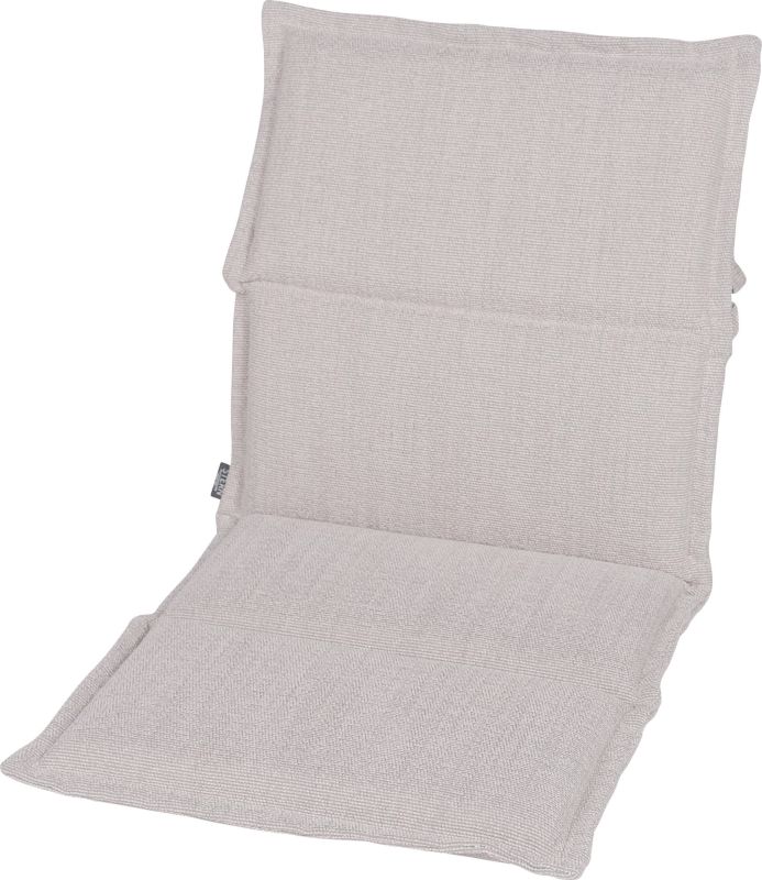 Stern Auflage für Stapelsessel Outdoorstoff vanilla 93x46 cm Universalauflage Sitzkissen