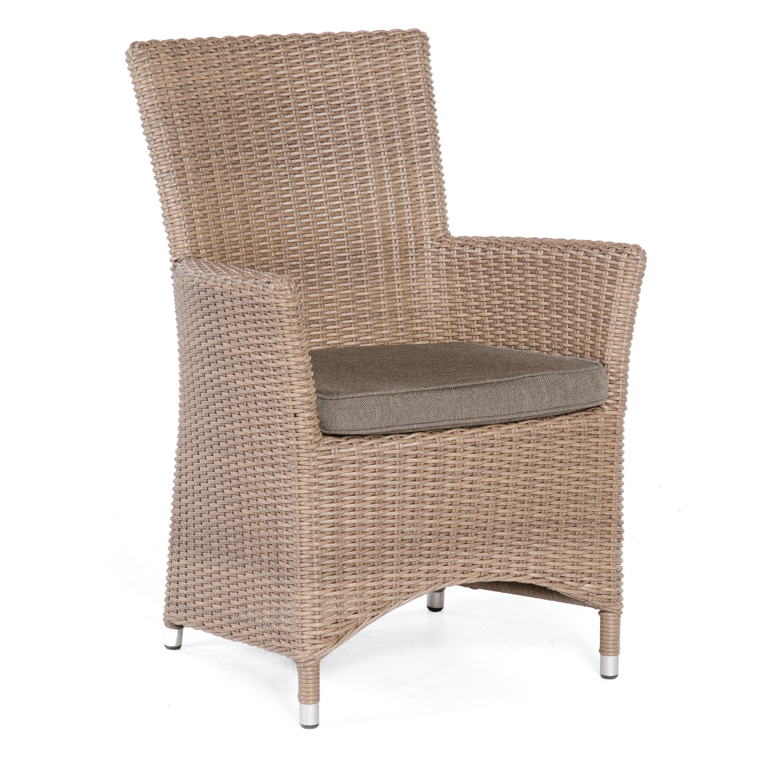 Sonnenpartner Ikarus Gartensessel Gartenstuhl Aluminium/Polyrattan rustic-stream