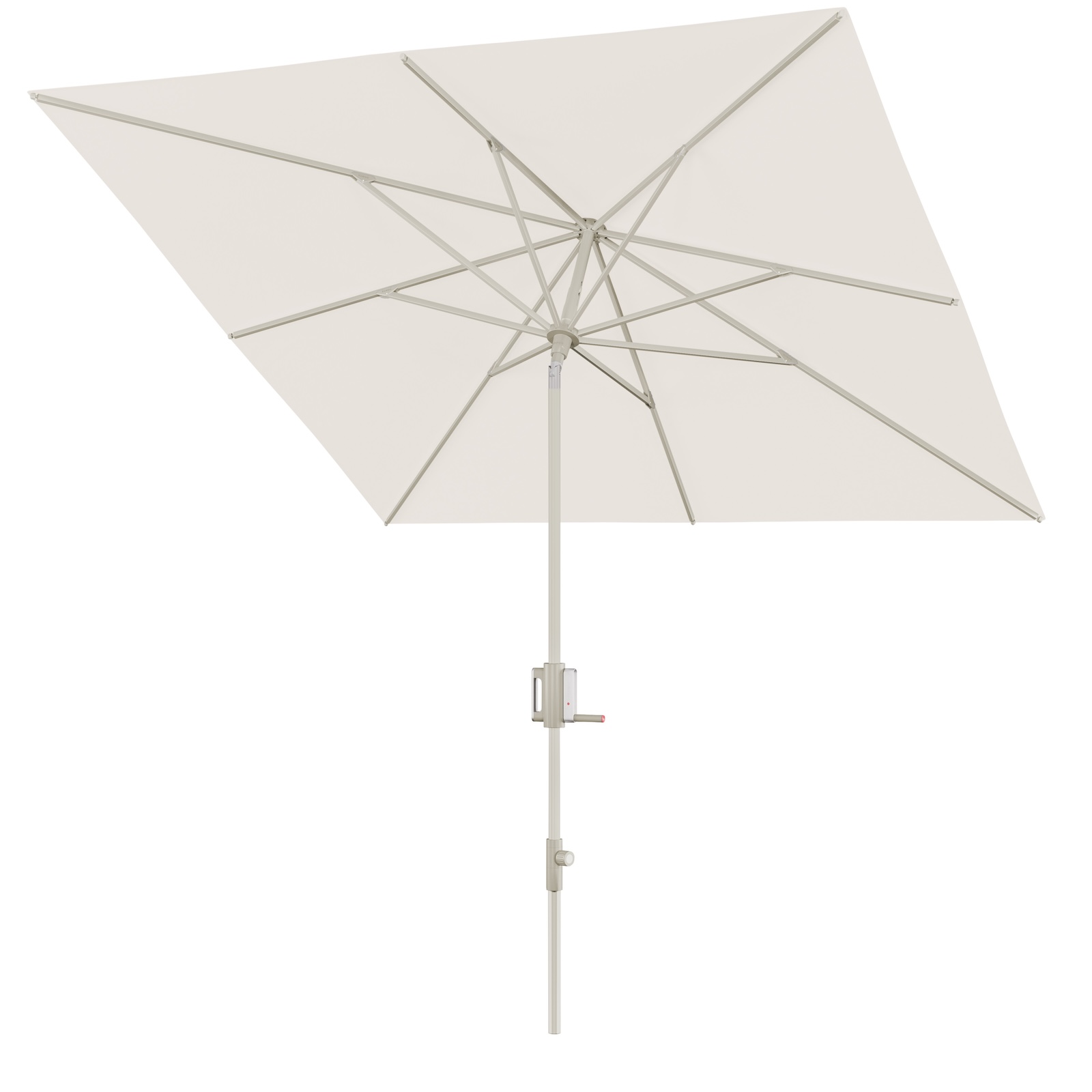KNIRPS APOLL 240 x 240 cm quadratisch Balkonschirm 3 Farbvarianten Shell Edition Sonnenschirm
