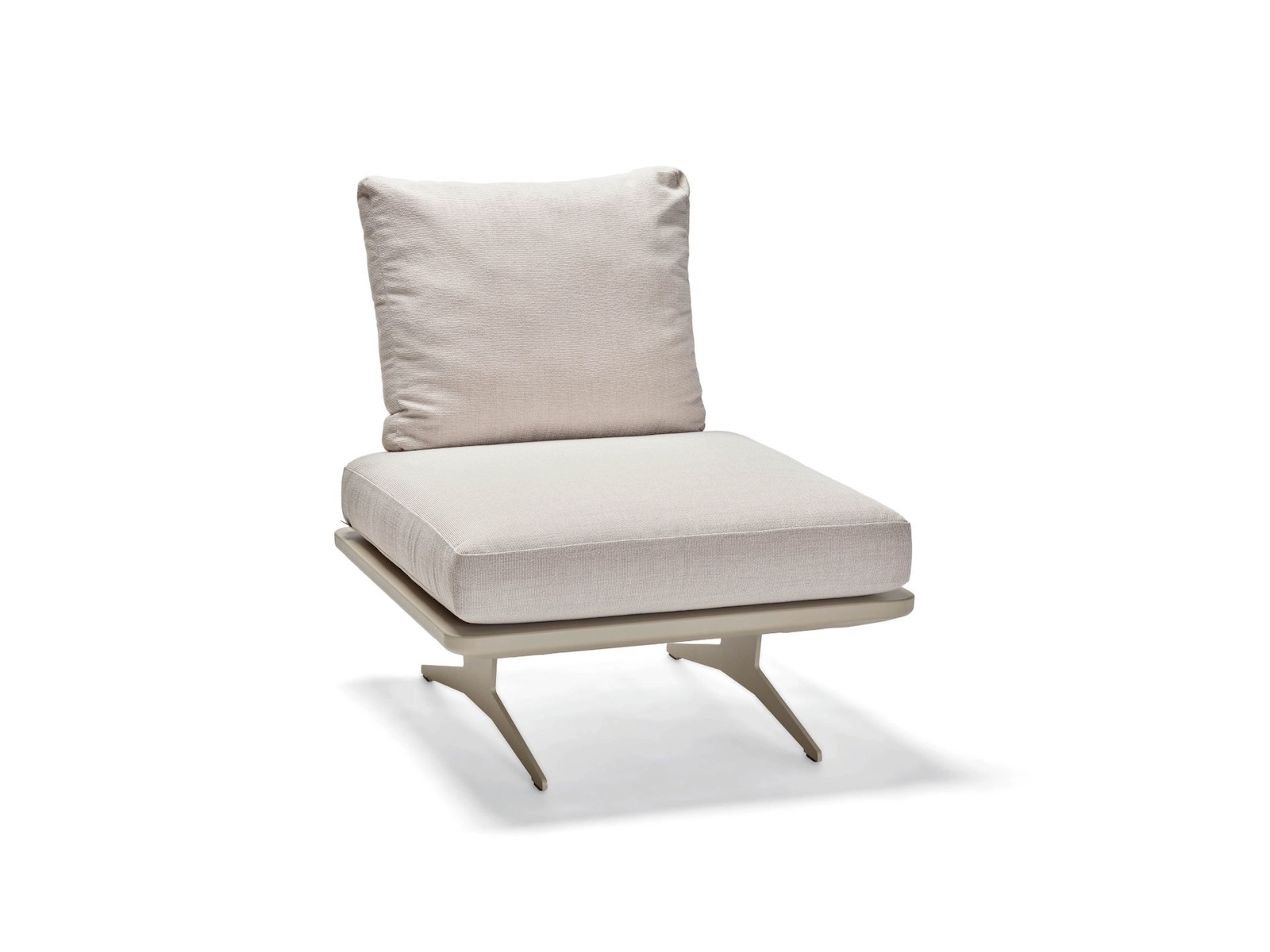 Stern Enya Lounge-Set 7-teilig Greige/Vanilla Lounge-Bank Lounge-Tisch Eckmodul Mittelelement