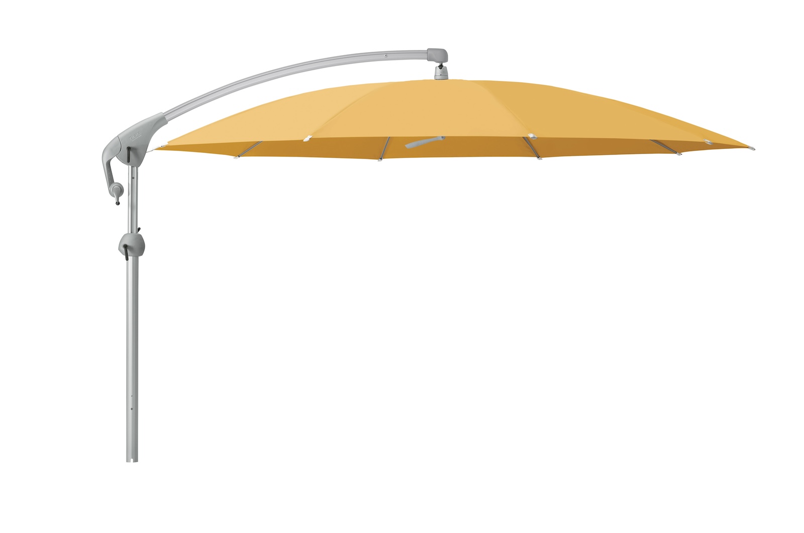 GLATZ Sonnenschirm PENDALEX® P+ rund ø 350 cm Stoffklasse 5 in 27 Farben wählbar Seitenmast