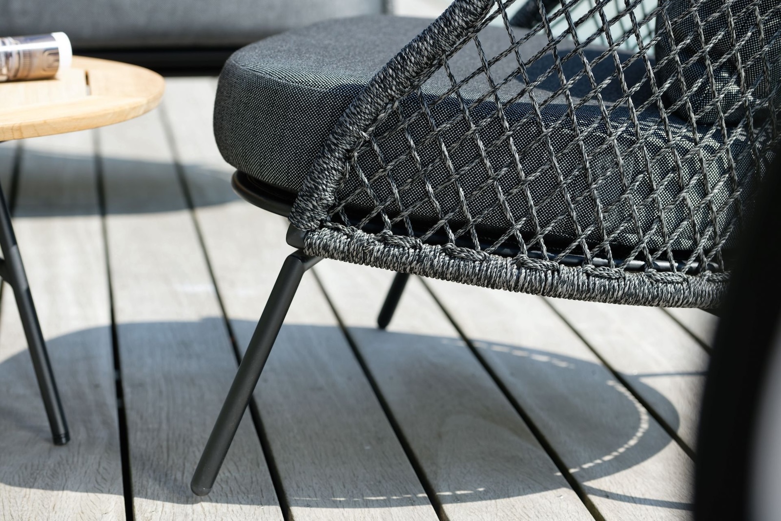 Stern Odea Lounge-Sessel Lounge-Stuhl Gartensessel Gartenstuhl seidenschwarz