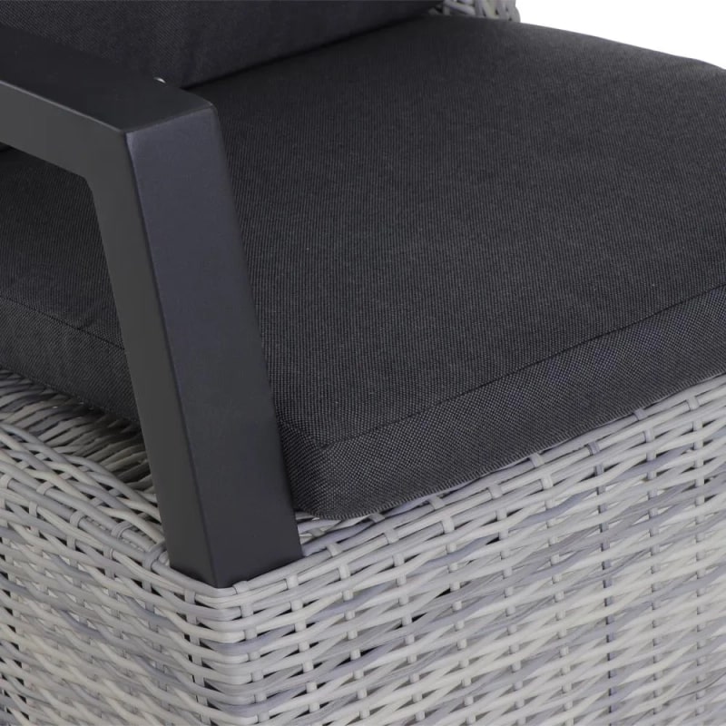 Siena Garden Dining Move Corido SE Sessel Alu, Geflecht, inkl. Kissen