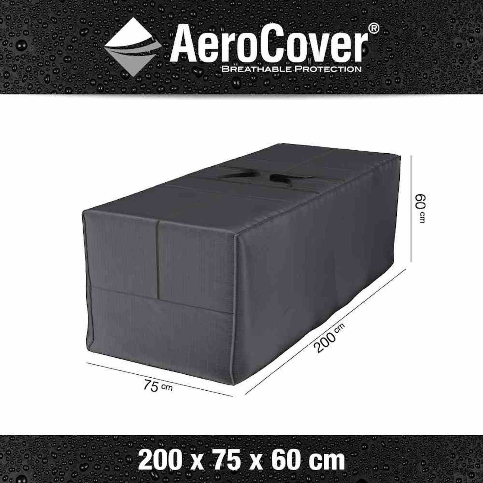 AeroCover Tragetasche Schutzhülle für Sitzkissen Schutzhaube 200x75x60 cm