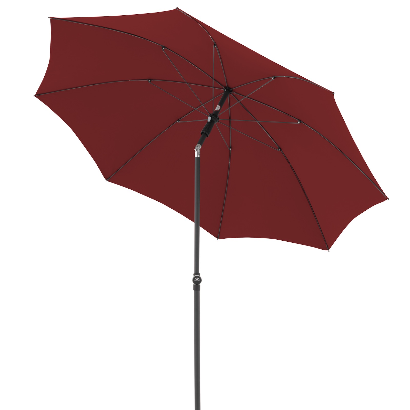 Doppler ACTIVE Green Edition 210 cm Sonnenschirm rund in 4 Farbvarianten Mittelmastschirm Balkonschirm