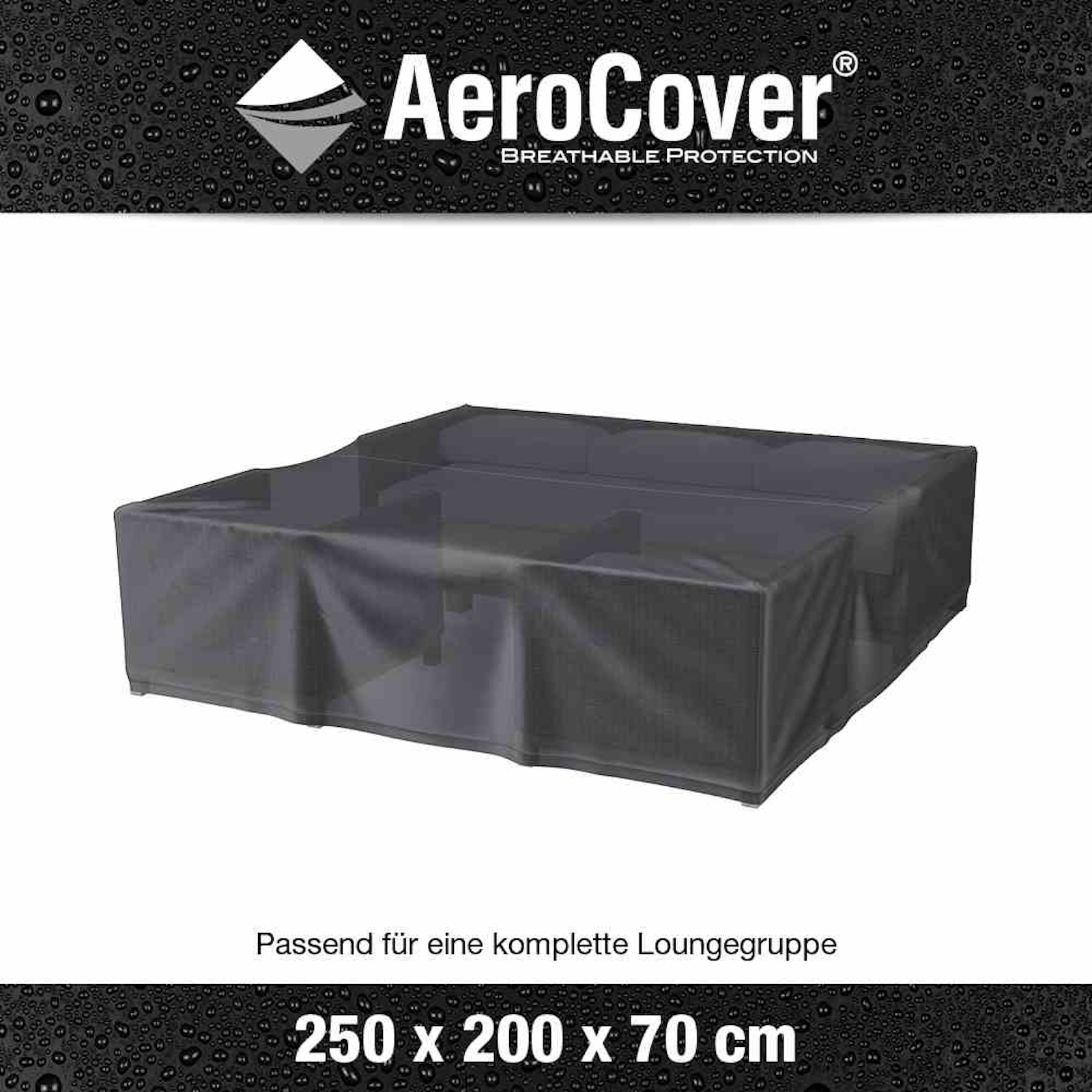 AeroCover Atmungsaktive Schutzhülle für Tische Abdeckung Gartenmöbel 50x200x70 AeroCover Atmungsaktive Schutzhülle für Tische Abdeckung Gartenmöbel 50x200x70