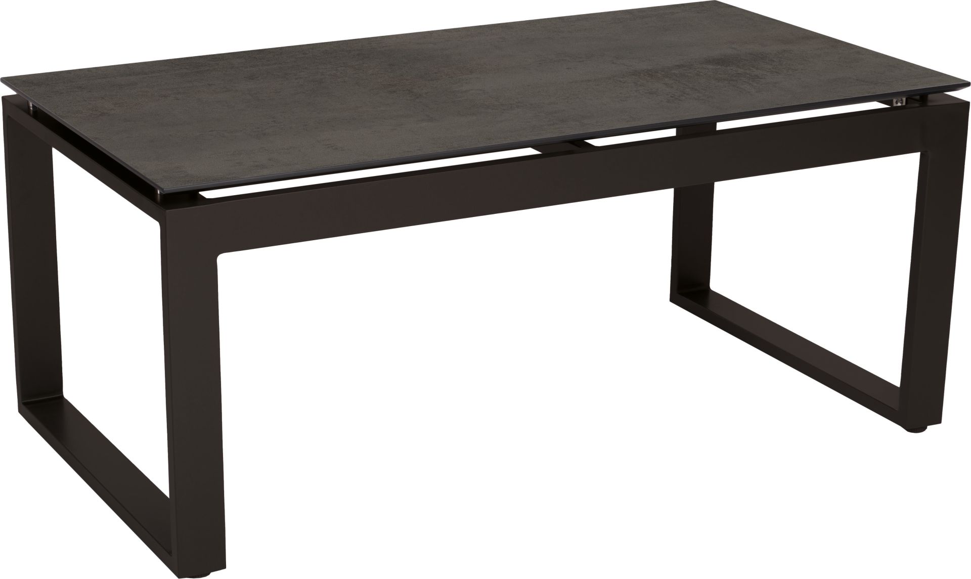 Stern Allround Beistelltisch Gartentisch Lounge-Tisch Hocker Aluminium schwarz