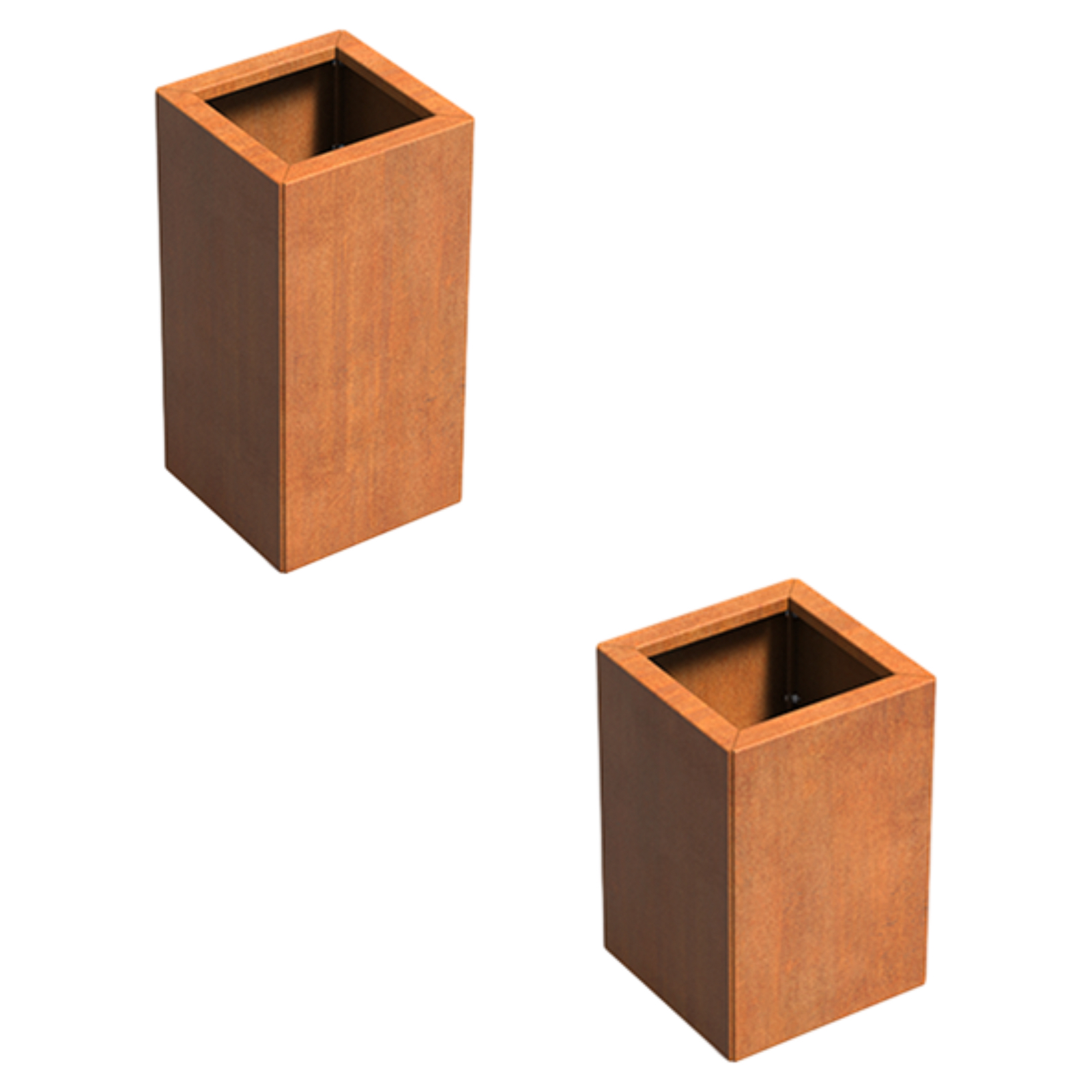 Adezz Carrez Connect ohne Boden aus Corten-Stahl Pflanzgefäß Pflanzkübel Adezz Carrez Connect ohne Boden aus Corten-Stahl Pflanzgefäß Pflanzkübel