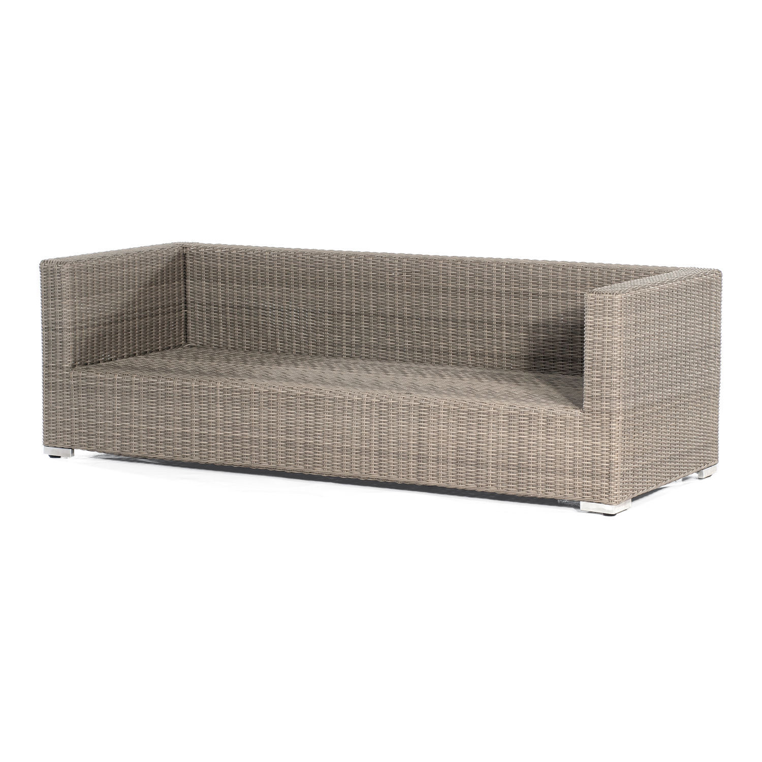 Sonnenpartner Residence 3-Sitzer Loungesofa Wetterbeständig inkl. Kissen grau