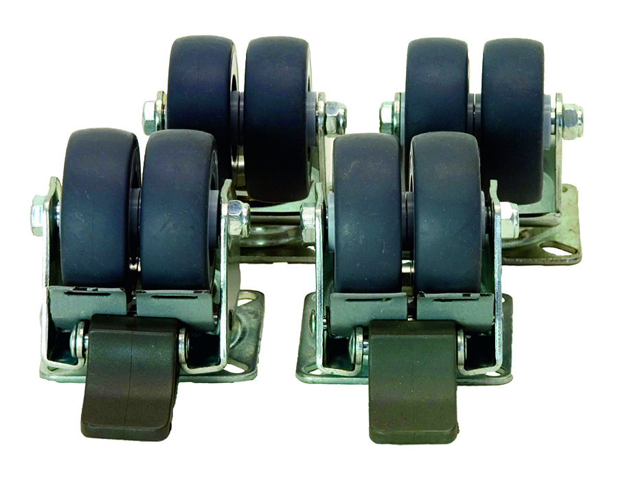 deVries Doppellenkrollen 4er-Set für Strandkorb Verzinkt Hohe Tragfähigkeit deVries Doppellenkrollen 4er-Set für Strandkorb Verzinkt Hohe Tragfähigkeit