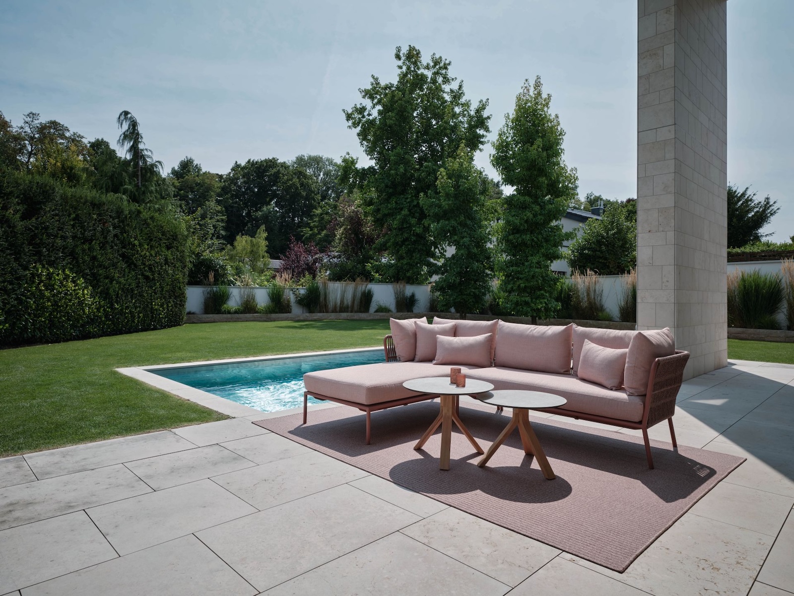 Stern Outdoorteppich 200x300 cm Kordel Terra Teppich für Garten rechteckig