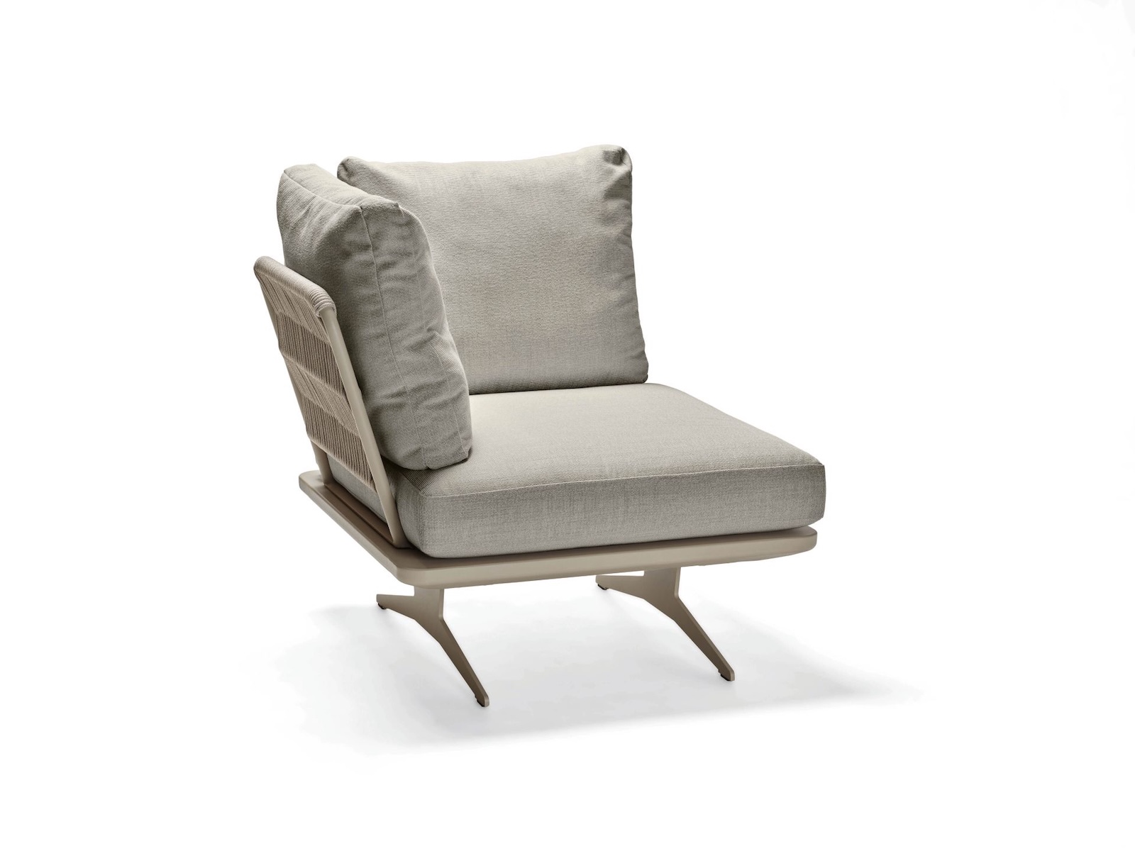 Stern Enya Lounge-Set 7-teilig Greige/Macchiato Lounge-Bank Lounge-Tisch Eckmodul Mittelelement