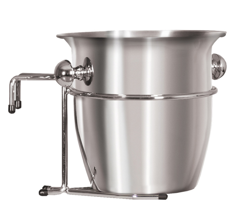 deVries Champagnerkühler für Strandkörbe Edelstahl 5 Liter inkl. Halterung deVries Champagnerkühler für Strandkörbe Edelstahl 5 Liter inkl. Halterung