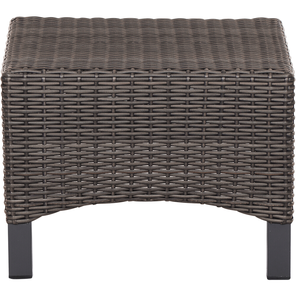 Siena Garden Verdo Dining Hocker Gardino®-Geflecht bronze-grau/Aluminium Sitzhocker