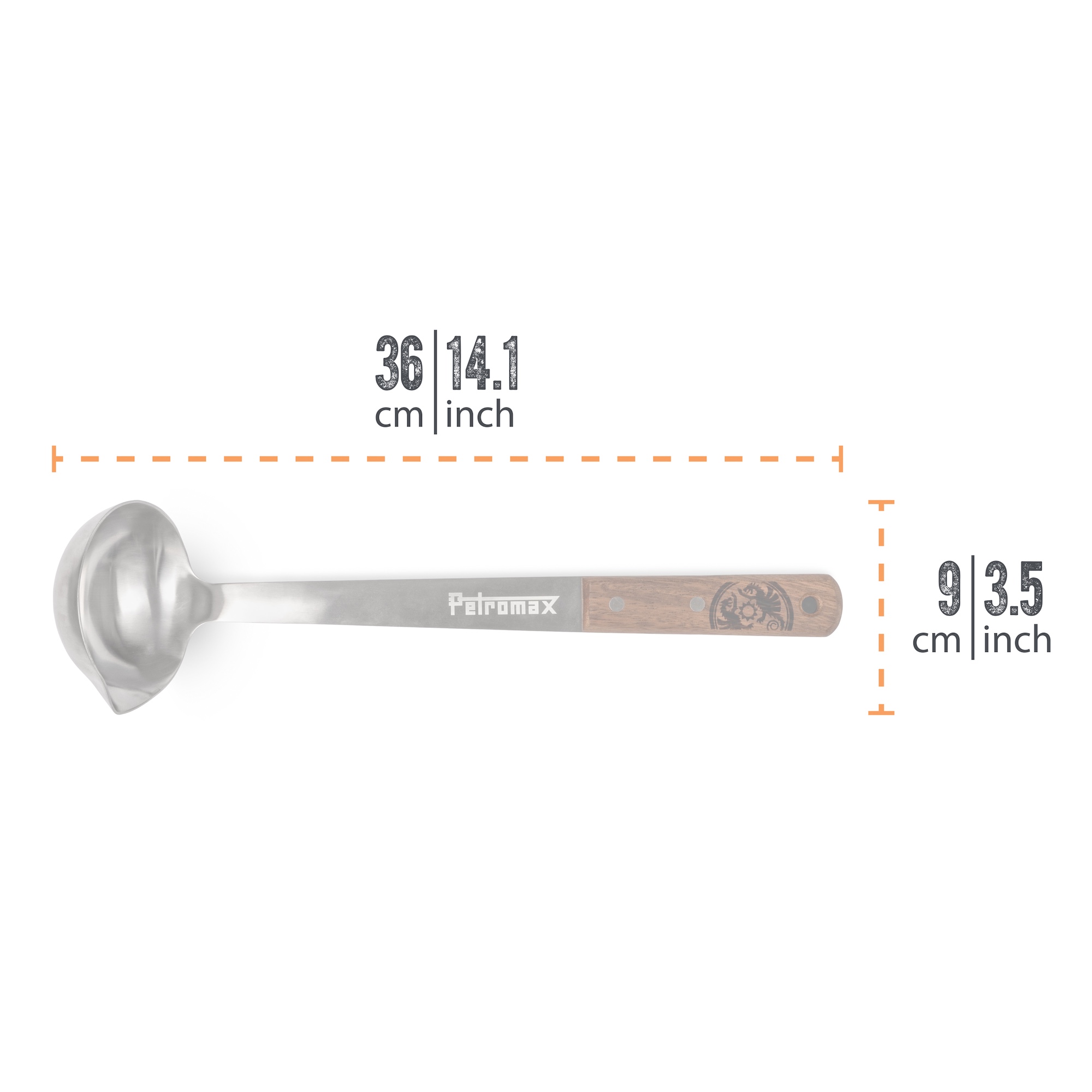 Petromax Schöpfkelle 36 cm Länge LADLE30