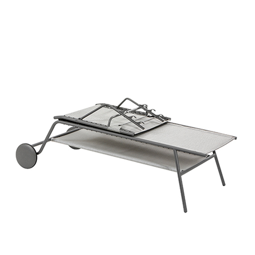 Lafuma Miami II Haut Batyline® Duo Sonnenliege Galet LFM5172.9714