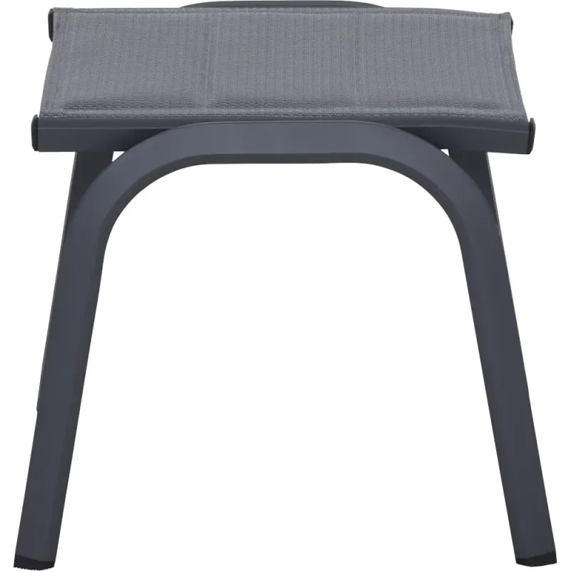 Siena Garden Tesoro Hocker – Aluminium & Ranotex in royal-grey (P11778)