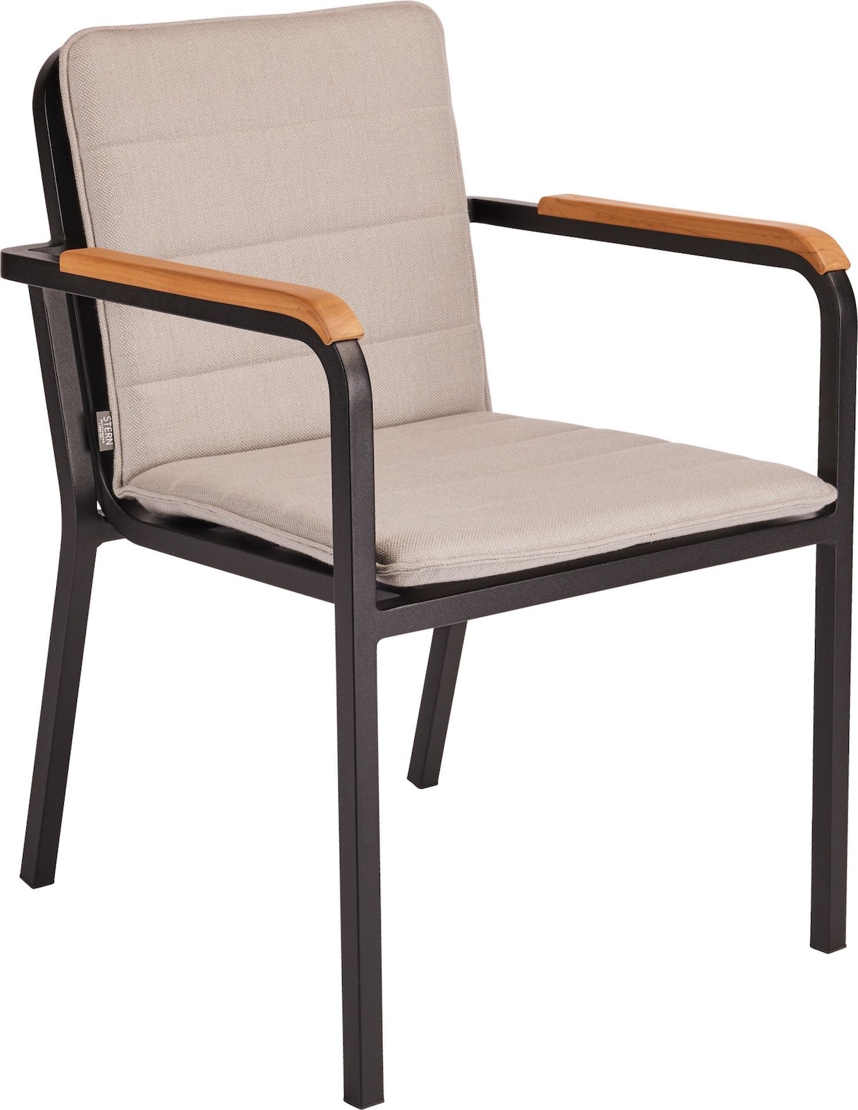 Stern Pepe Stapelsessel Gartenstuhl Stapelstuhl Aluminium-Gestell cream/beige