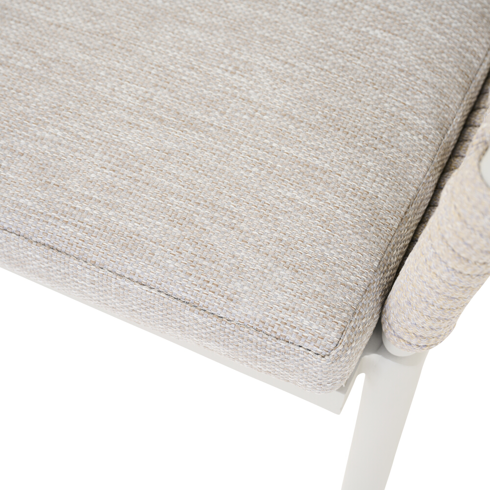 Siena Garden Chester Sessel matt seidengrau/taupe-grau