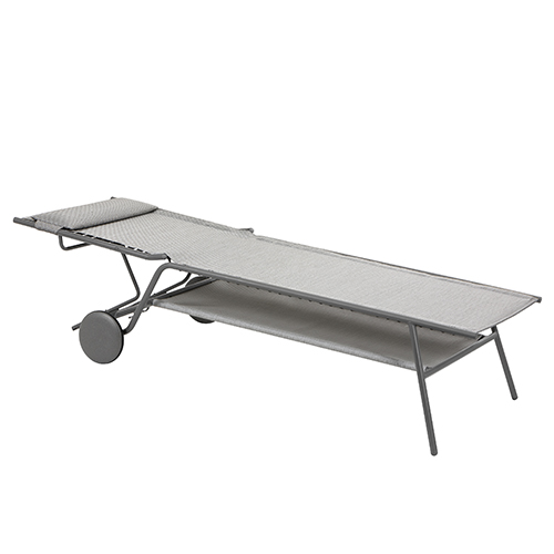 Lafuma Miami II Haut Batyline® Duo Sonnenliege Galet LFM5172.9714