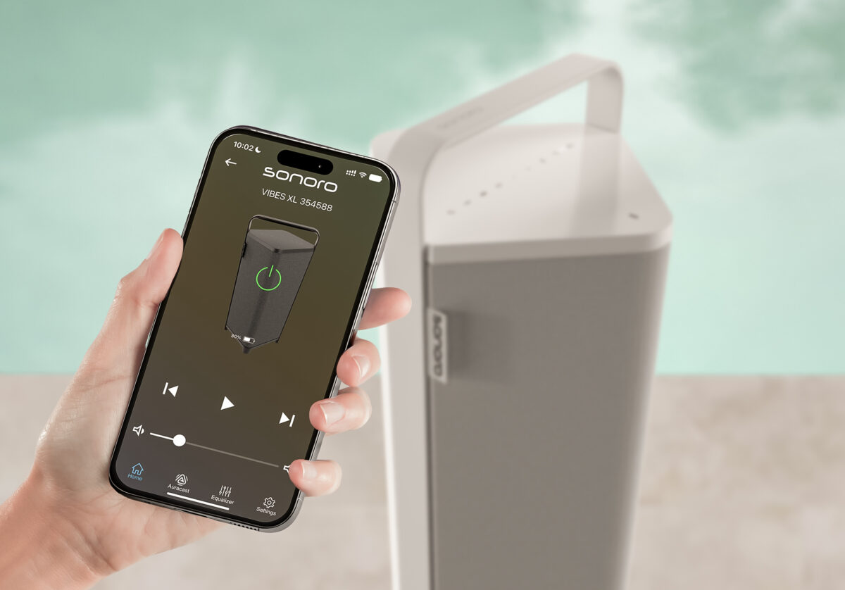 sonoro Vibes XL Tragbarer Outdoor Bluetooth Lautsprecher mit HiFi-Klang Weiß