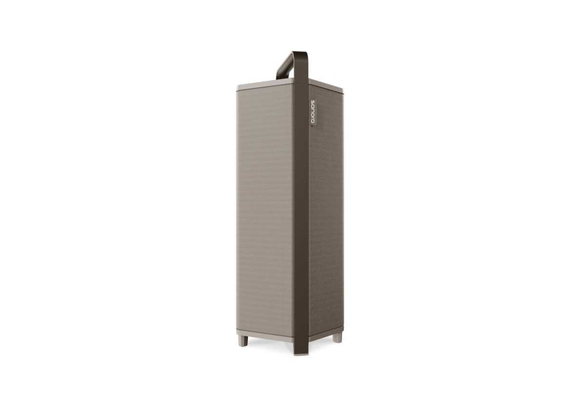 sonoro Vibes XL Tragbarer Outdoor Bluetooth Lautsprecher mit HiFi-Klang Tan