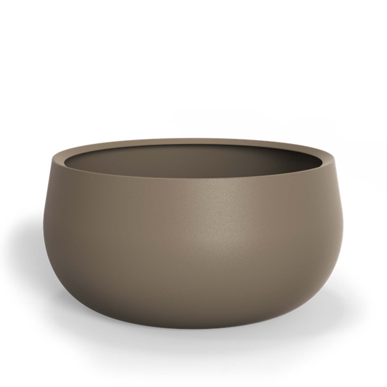 Adezz Lora Pflanzgefäß Fiberglas Pflanzkübel Blumenkübel 120x60 cm beigegrau