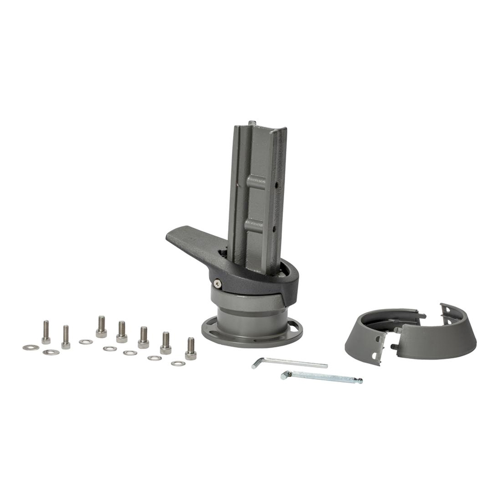 GLATZ Drehfuss M4 zu Fortano aus Stahl verzinkt in graphitgrau