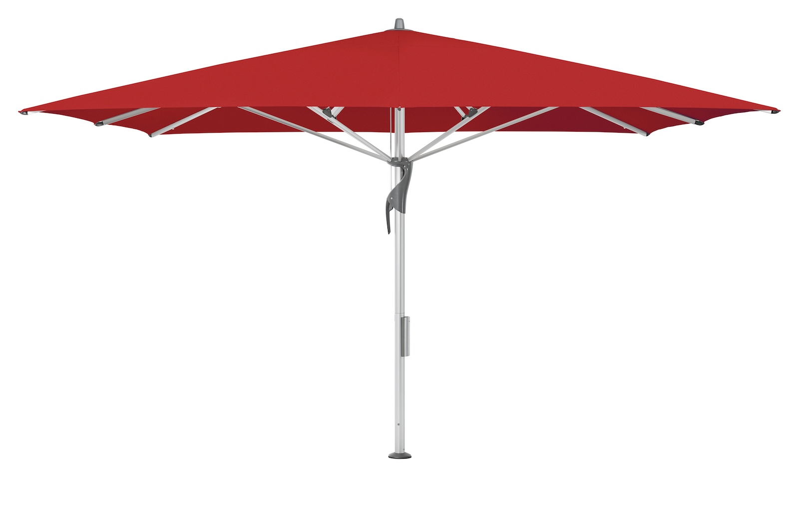 GLATZ Sonnenschirm FORTELLO® rechteckig 400 x 300 cm Mittelmastschirm inkl. Akku-Pack in 10 Farben