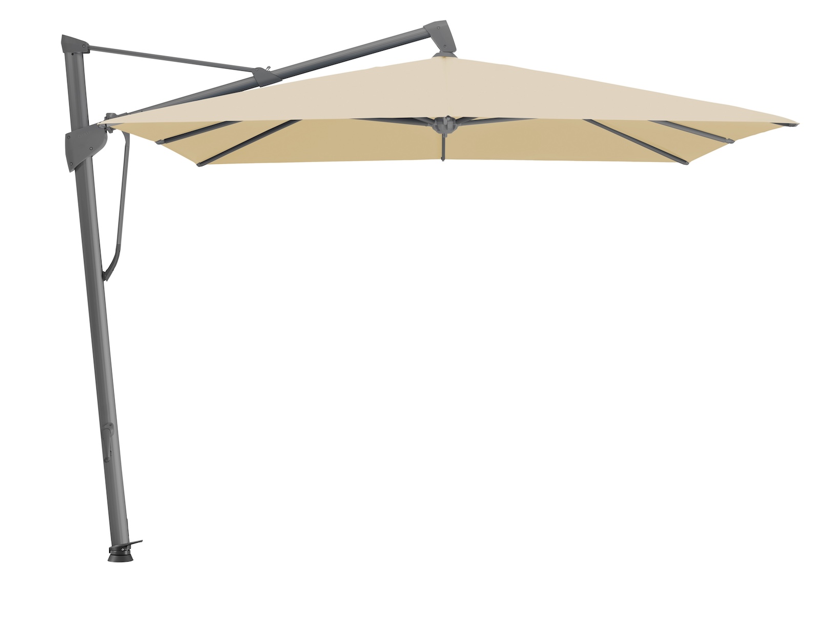 GLATZ Ampelschirm SOMBRANO® S+ quadratisch 300 x 300 cm Freiarmschirm in 26 Farben wählbar