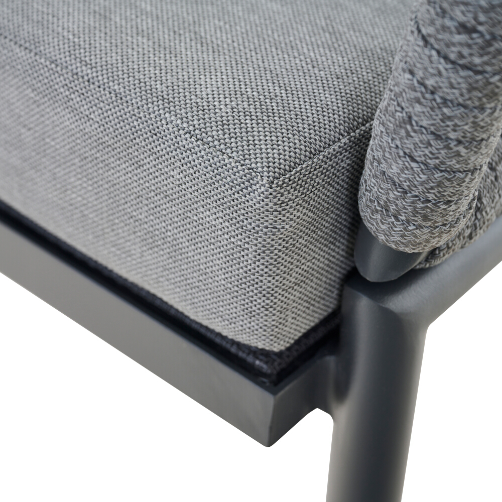 Siena Garden Chester Comfort+ Sessel anthrazit/grau