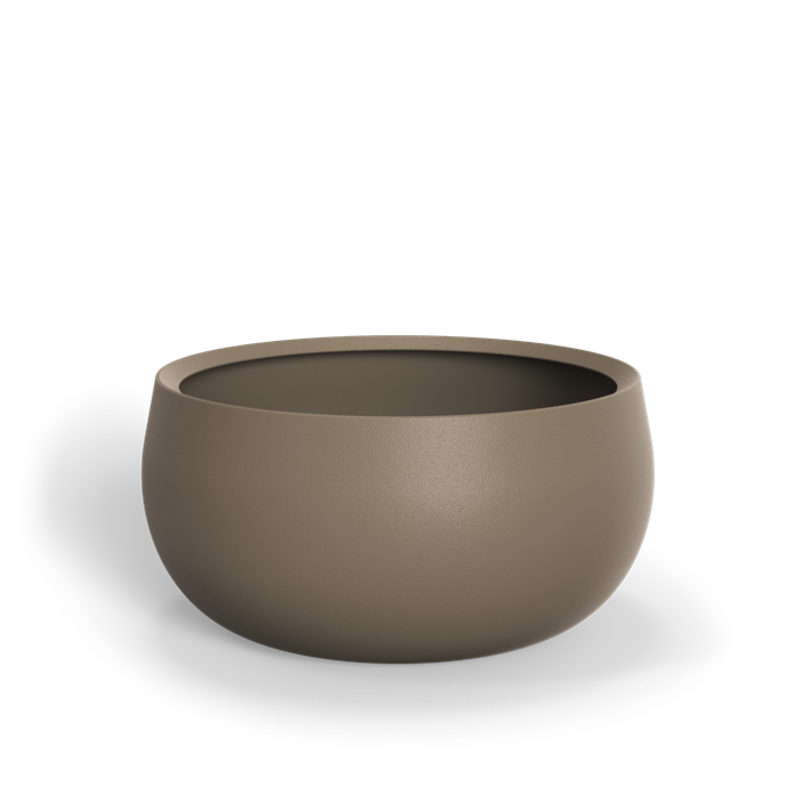 Adezz Lora Pflanzgefäß Fiberglas Pflanzkübel Blumenkübel 100x50 cm beigegrau