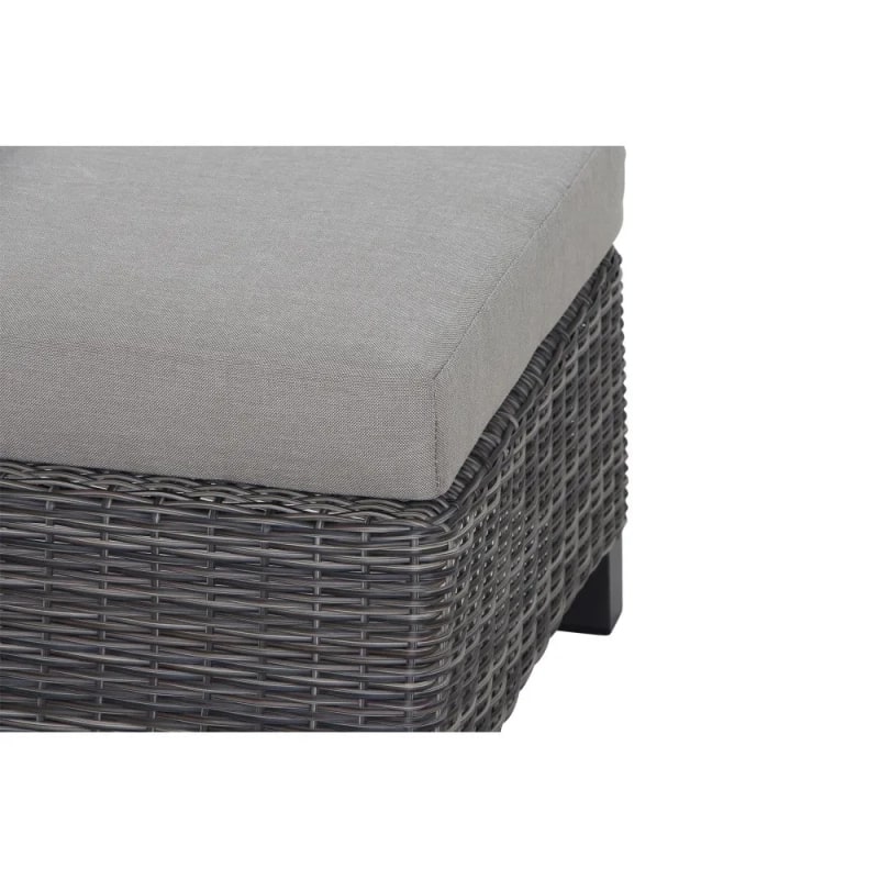 Siena Garden Loungehocker Corido SE Alu, Geflecht, inkl. Kissen