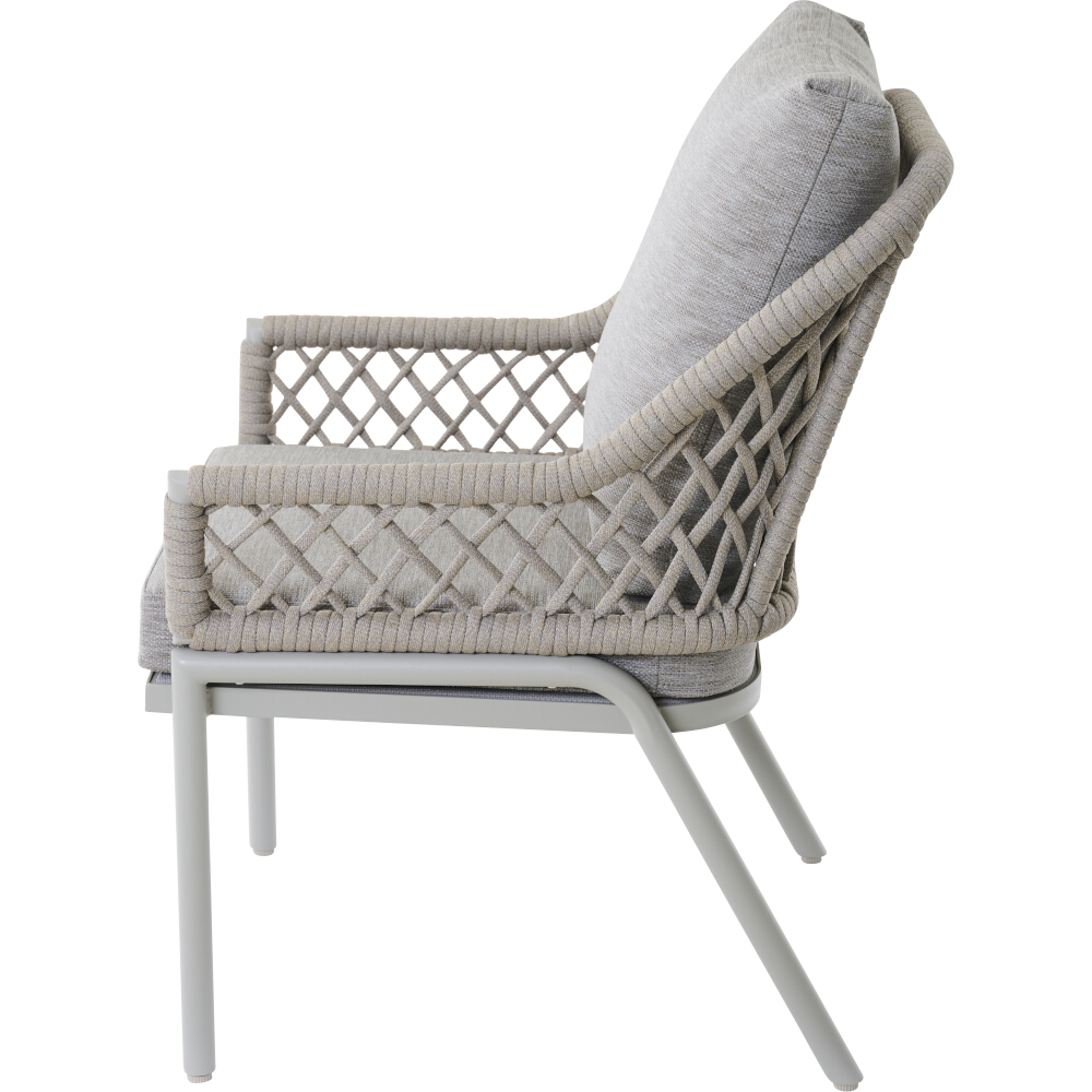 Siena Garden Chester Comfort+ Sessel matt seidengrau/taupe-grau