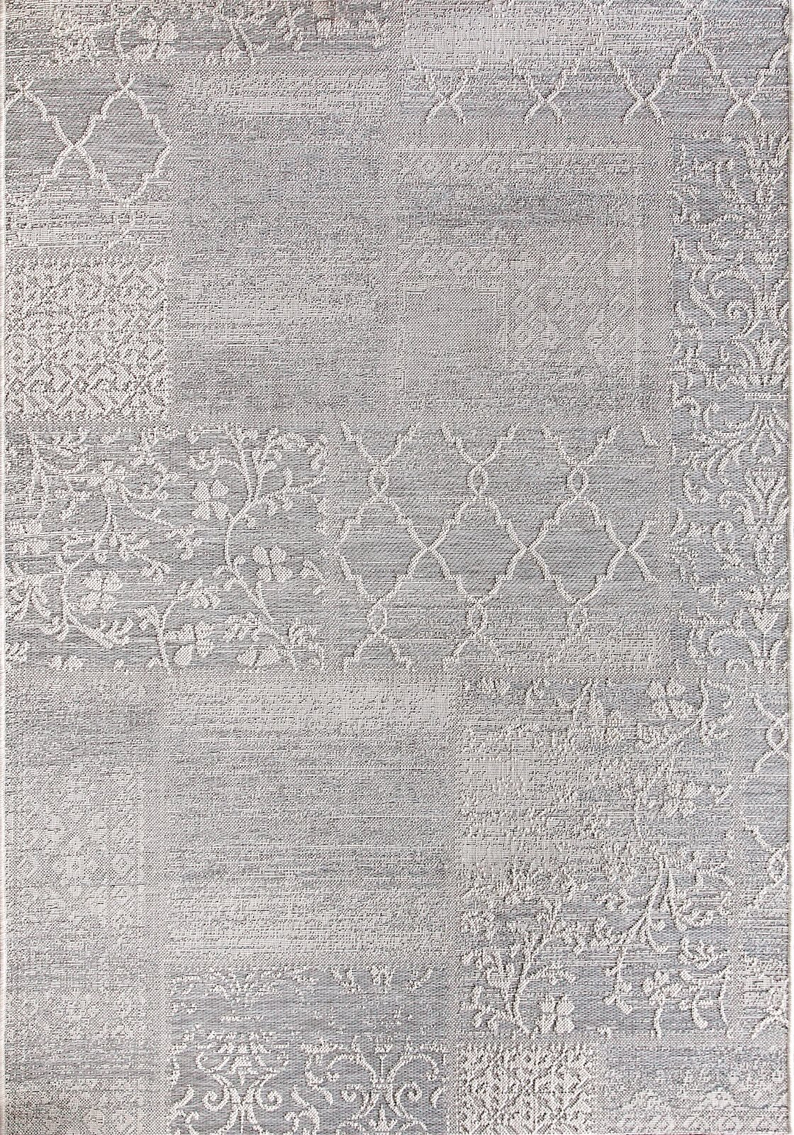 Peyer Syntex Teppich Jersey 4688 Fb. silber Outdoor-Teppich in mehreren Größen