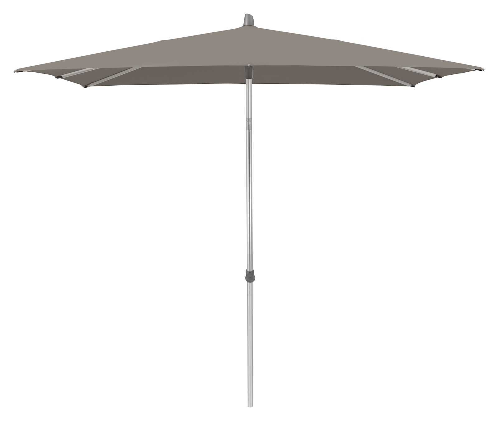 GLATZ Sonnenschirm ALU-SMART 240 x 240 cm Gestell natureloxiert Farbe 461 Taupe