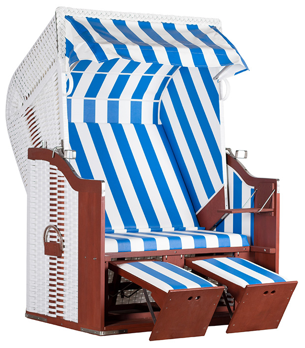 deVries Strandkorb Profi Ostsee POEL PVC Des. 991 Gartenstrandkorb 124x87x159 cm deVries Strandkorb Profi Ostsee POEL PVC Des. 991 Gartenstrandkorb 124x87x159 cm