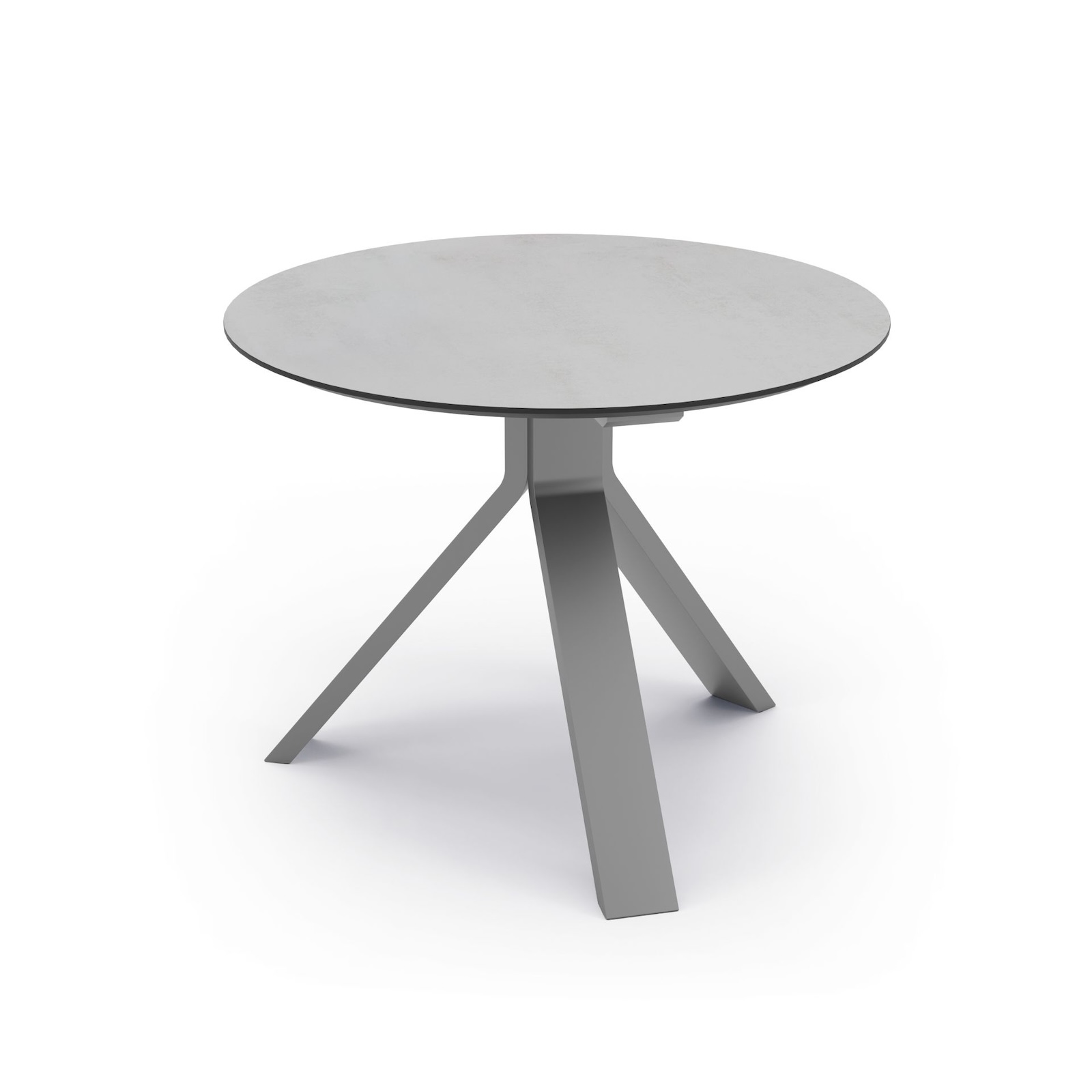 Stern Freddie Beistelltisch Gartentisch Aluminium graphit Ø55 cm wählbare Tischplatte