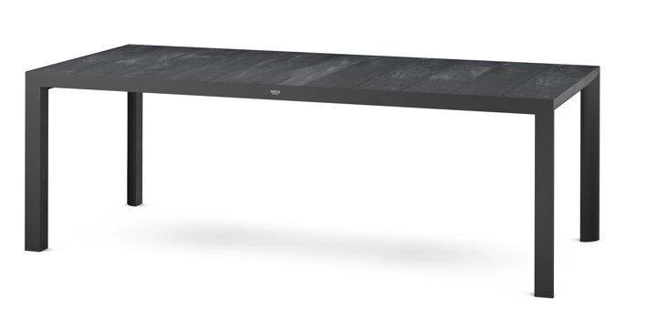 Siena Garden Dining Tisch Silva 220x100 cm anthrazit/wood grey M29424