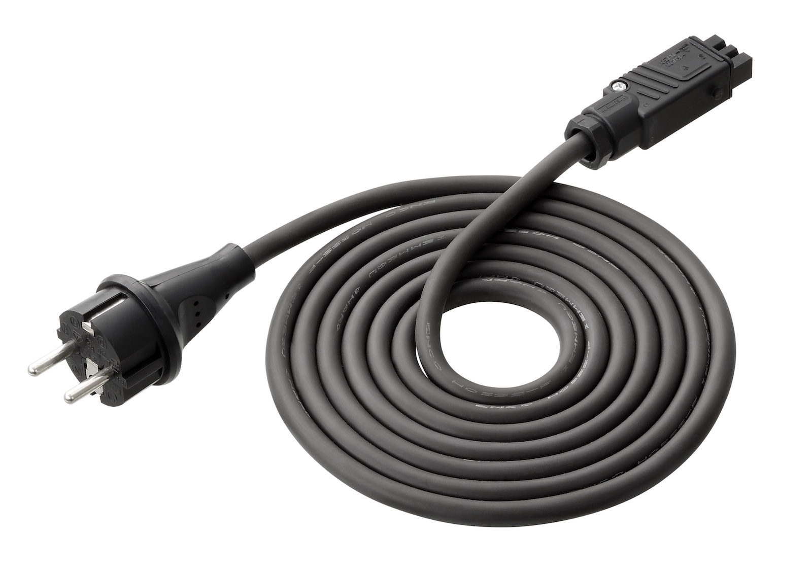 Solamagic S1 Anschlussleitung schwarz mit Hirschmann-Kupplung 2,5/5/7,5/10 m